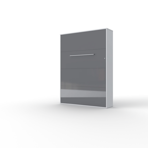 Maxima House Vertical Murphy Bed Invento European Full Xl with Mattress and Led Included - Bed & Sofa Hub