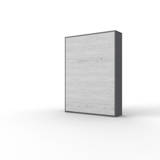 Maxima House Vertical Murphy bed Invento European FULL XL with mattress and LED included - Bed & Sofa Hub