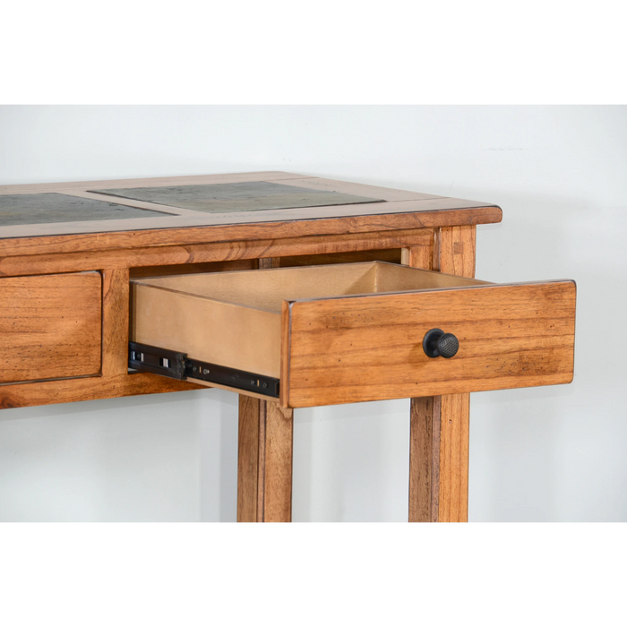 Sunny Designs Sedona 48" Transitional Wood Sofa Table in Rustic Oak - Bed & Sofa Hub