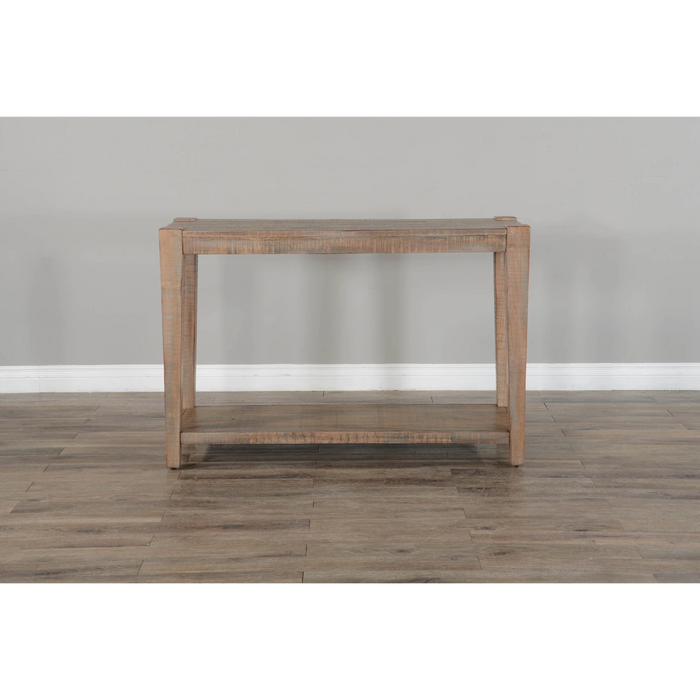 Sunny Designs 48" Sleek and Modern Wood Sofa Table in Weathered Brown - Bed & Sofa Hub