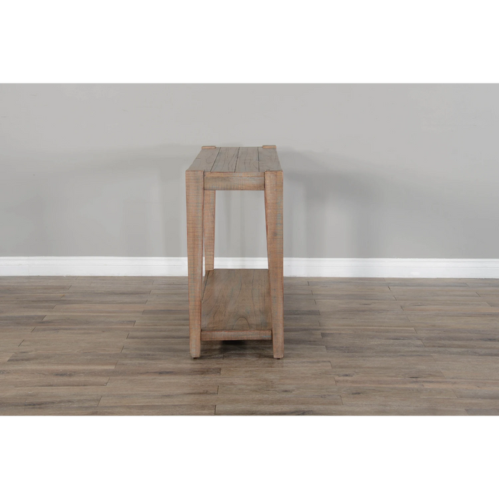 Sunny Designs 48" Sleek and Modern Wood Sofa Table in Weathered Brown - Bed & Sofa Hub