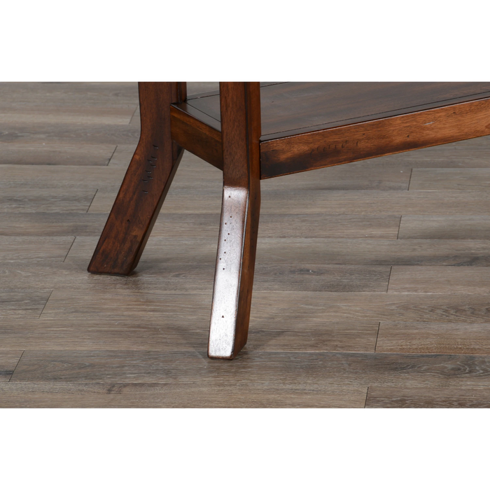 Sunny Designs Santa Fe 48.5" Traditional Wood Sofa Table in Dark Chocolate - Bed & Sofa Hub