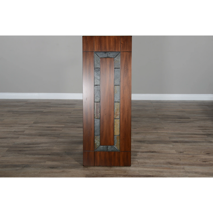 Sunny Designs Santa Fe 48.5" Traditional Wood Sofa Table in Dark Chocolate - Bed & Sofa Hub