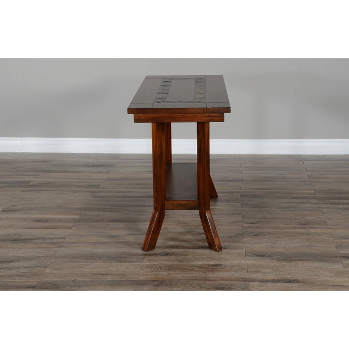 Sunny Designs Santa Fe 48.5" Traditional Wood Sofa Table in Dark Chocolate - Bed & Sofa Hub
