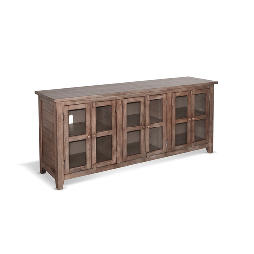 Sunny Designs 70" TV Console Buckskin - Bed & Sofa Hub