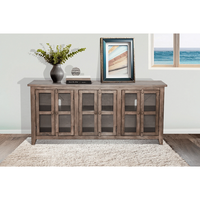 Sunny Designs 70" TV Console Buckskin - Bed & Sofa Hub