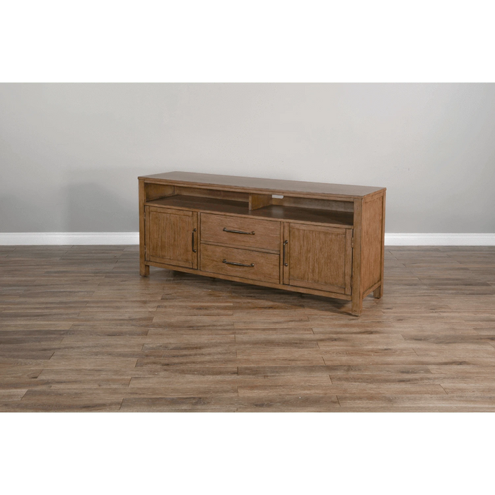 Sunny Designs 66" Console Buckskin - Bed & Sofa Hub