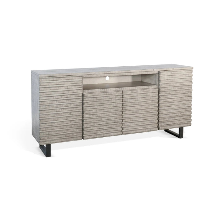 Sunny Designs 72" Media Console / Server Alpine Grey - Bed & Sofa Hub