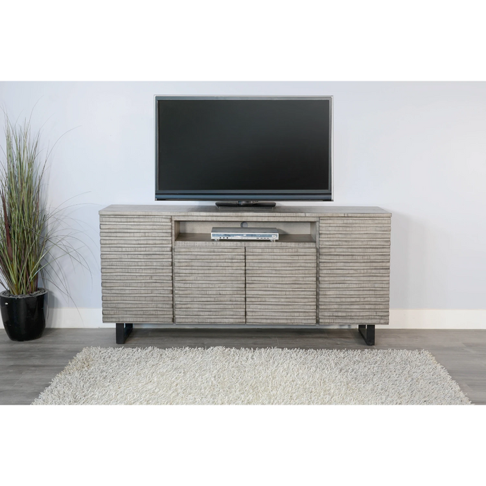 Sunny Designs 72" Media Console / Server Alpine Grey - Bed & Sofa Hub