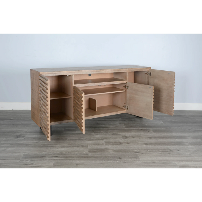 Sunny Designs 72" Media Console / Server Desert Rock - Bed & Sofa Hub