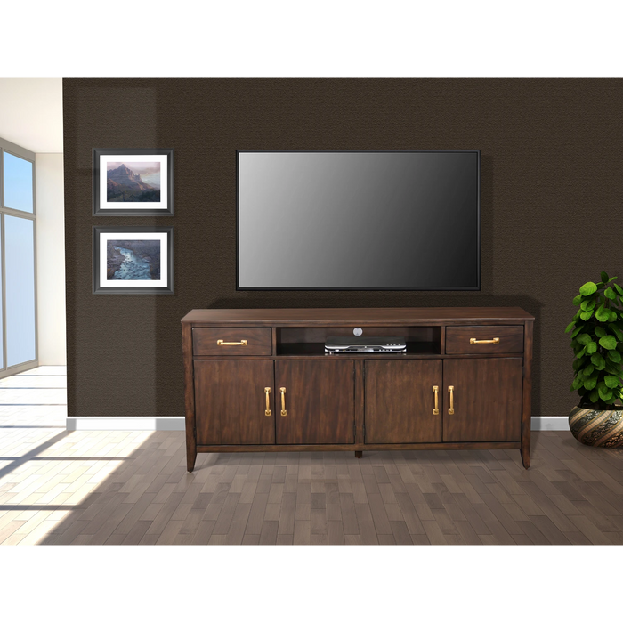 Sunny Designs 72" Media Console Coffee Bean - Bed & Sofa Hub