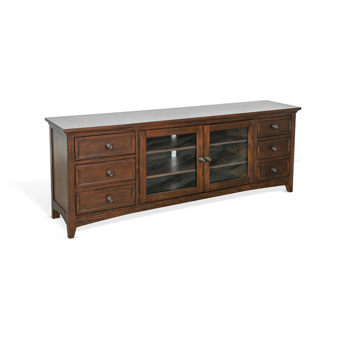 Sunny Designs 72" Media Console Coffee Bean - Bed & Sofa Hub