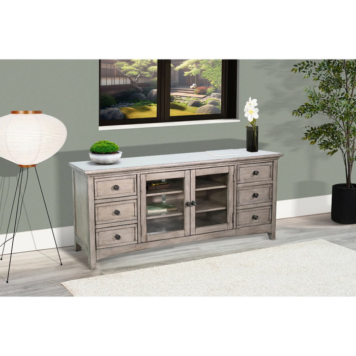 Sunny Designs 62" Media Console Urban Grey - Bed & Sofa Hub