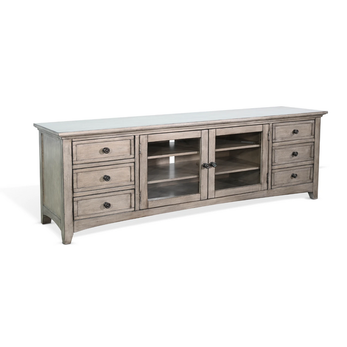 Sunny Designs 82" Media Console Urban Grey - Bed & Sofa Hub