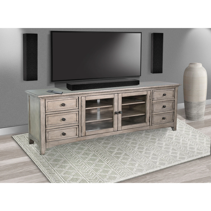 Sunny Designs 82" Media Console Urban Grey - Bed & Sofa Hub