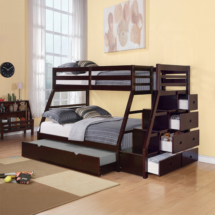 ACME Jason Twin/Full Bunk Bed W/Trundle & Storage - Bed & Sofa Hub