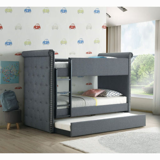 ACME Romana II Twin/Twin Bunk Bed W/Trundle - Bed & Sofa Hub