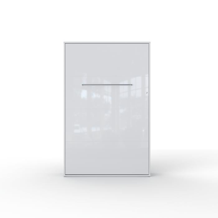 Maxima House Vertical Murphy bed Invento European FULL size with mattress and LED included IN-02WLED - Bed & Sofa Hub