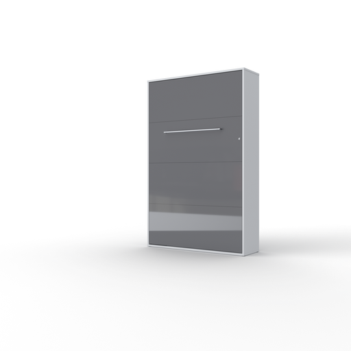 Maxima House Vertical Murphy bed Invento European FULL size with mattress and LED included IN-02WLED - Bed & Sofa Hub