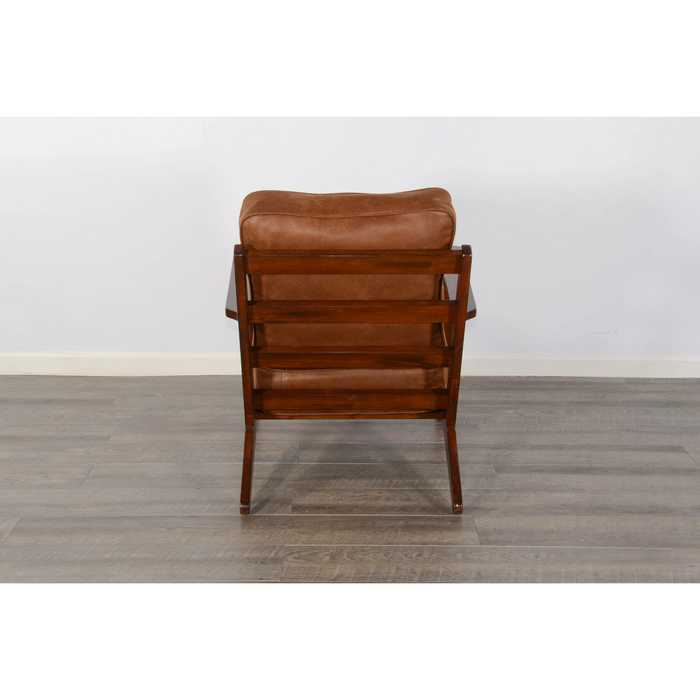 Sunny Designs Santa Fe Mahogany Accent Chair with Cushions in Dark Chocolate Dark Chocolate - Bed & Sofa Hub