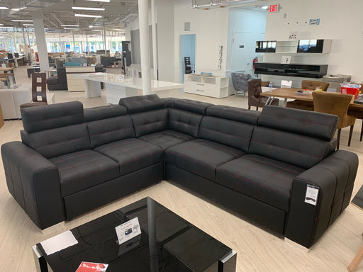 Maxima House Sleeper Sectional IRYS with storage and FULL size sleeper Dolm017 - Bed & Sofa Hub