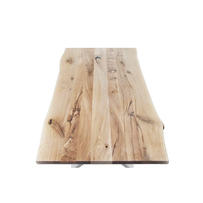 Maxima House Solid Wood Dining Table Natur-X40 - Bed & Sofa Hub