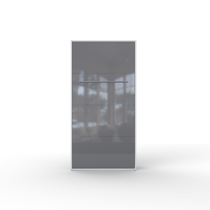 Maxima House Vertical European TWIN size Murphy bed INVENTO with mattress, LED included - Bed & Sofa Hub