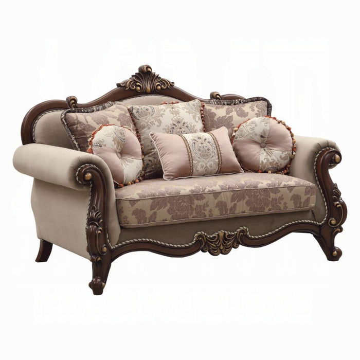 ACME Mehadi Loveseat W/6 Pillows - Bed & Sofa Hub
