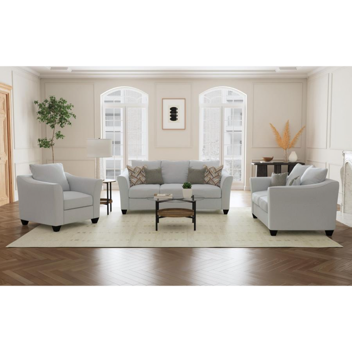 Coaster Salizar 3-piece Upholstered Flared Arm Sofa Living Room Set Sand - Bed & Sofa Hub