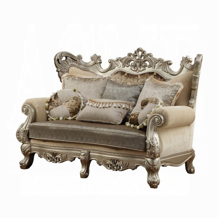 ACME Ranita Loveseat W/6 Pillows - Bed & Sofa Hub