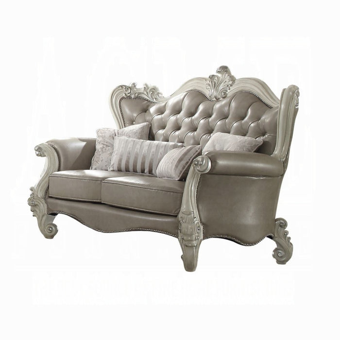 ACME Versailles Loveseat W/4 Pillows - Bed & Sofa Hub