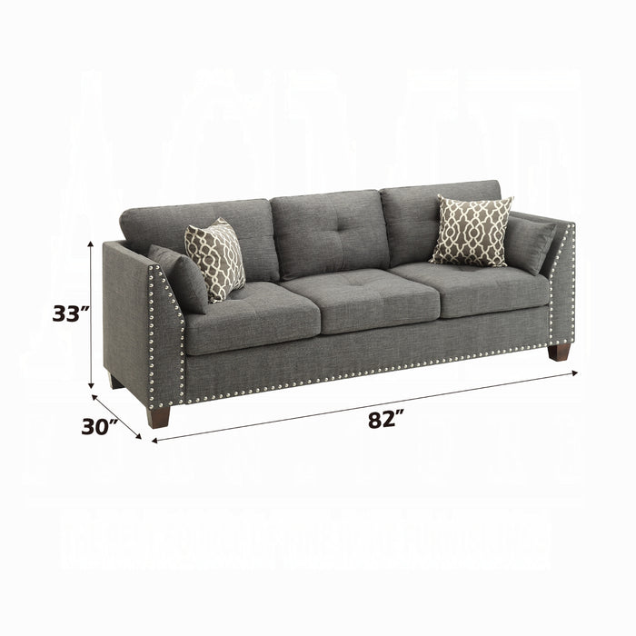 ACME Laurissa Sofa W/4 Pillows - Bed & Sofa Hub
