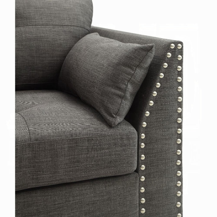 ACME Laurissa Loveseat W/4 Pillows - Bed & Sofa Hub