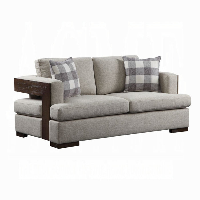 ACME Niamey Loveseat W/2 Pillows - Bed & Sofa Hub
