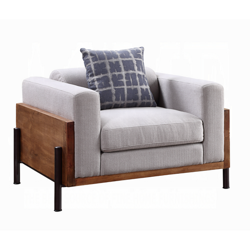 ACME Pelton Chair W/Pillow - Bed & Sofa Hub
