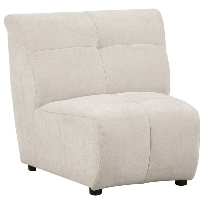 Coaster Charlotte 5-piece Upholstered Modular Sectional Sofa Ivory - Bed & Sofa Hub