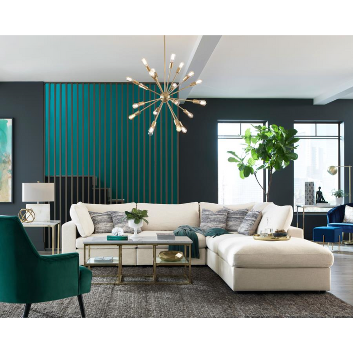 Coaster Serene 6-piece Upholstered Modular Sectional Sofa Beige - Bed & Sofa Hub