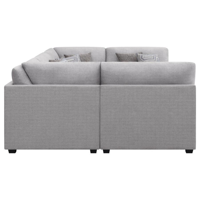 Coaster Cambria 6-piece Upholstered Modular Sectional Sofa Grey - Bed & Sofa Hub