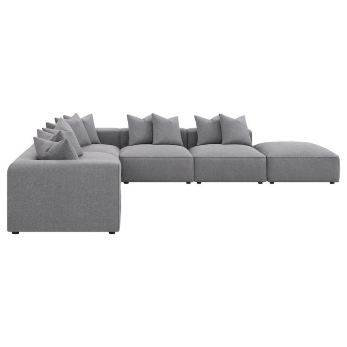 Coaster Jennifer 6-piece Upholstered Modular Sectional Grey - Bed & Sofa Hub