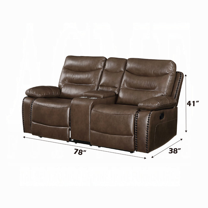 ACME Aashi Motion Loveseat W/Console - Bed & Sofa Hub
