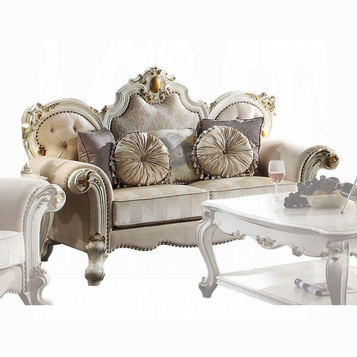 ACME Picardy Loveseat W/5 Pillows - Bed & Sofa Hub