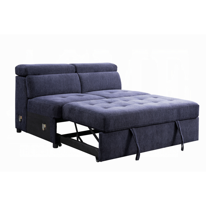 ACME Nekoda Sectional Sofa W/Storage & Ottoman - Bed & Sofa Hub