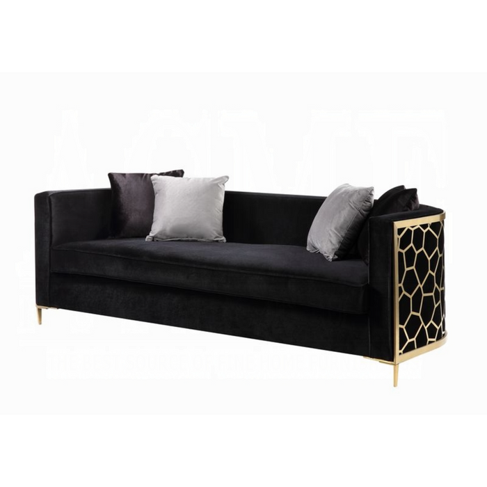 ACME Fergal Sofa W/4 Pillows - Bed & Sofa Hub
