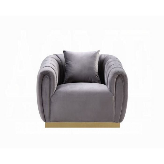 ACME Elchanon Chair W/Pillow - Bed & Sofa Hub