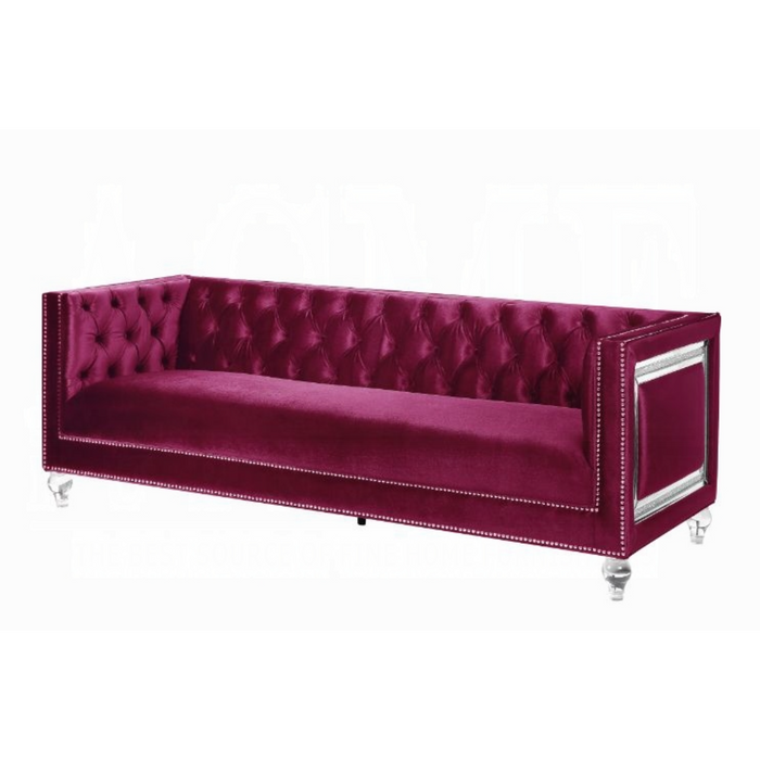 ACME Heibero Sofa W/2 Pillows (Same Lv01400) - Bed & Sofa Hub