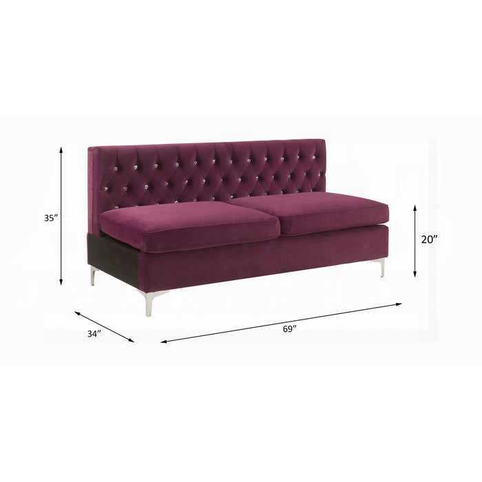 ACME Jaszira Modular - Armless Sofa - Bed & Sofa Hub