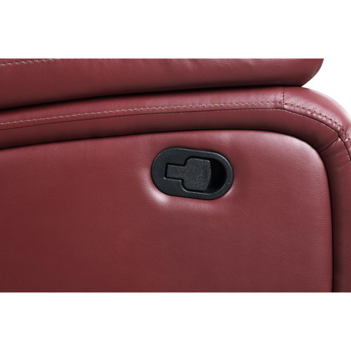 Coaster Camila 3-piece Upholstered Reclining Sofa Living Room Set Red - Bed & Sofa Hub