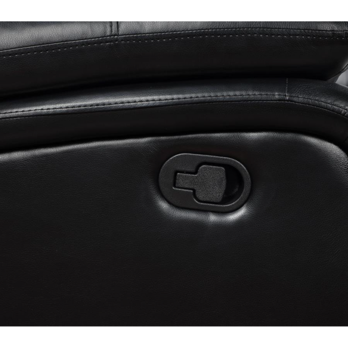 Coaster Camila 2-piece Upholstered Motion Reclining Sofa Living Room Set Black - Bed & Sofa Hub