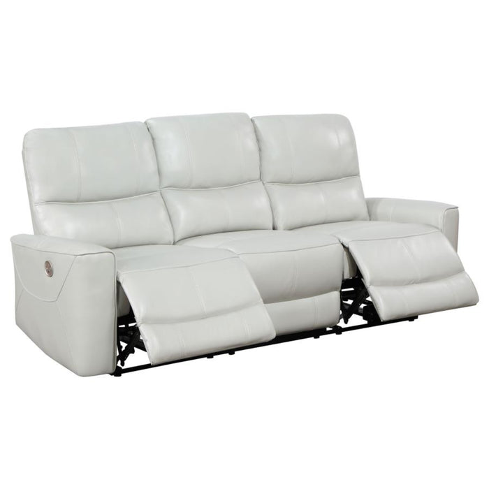 Coaster Greenfield 3-piece Power Reclining Sofa Living Room Set Ivory - Bed & Sofa Hub