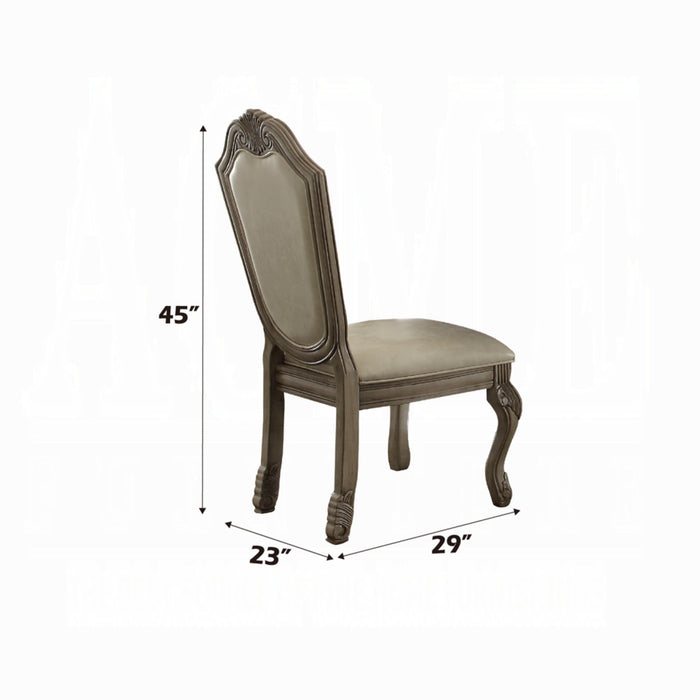 ACME Chateau de Ville Side Chair (Set-2) - Bed & Sofa Hub